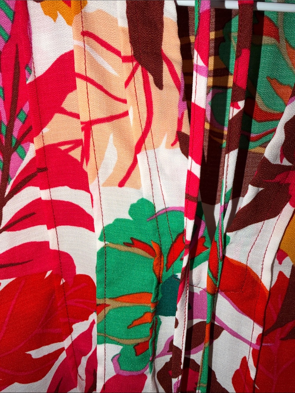Bright Floral Ruffle Mini Dress by MNG - Picture 5 of 8
